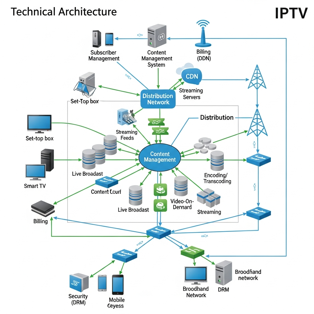 The Technical Architecture of IPTV Systems
