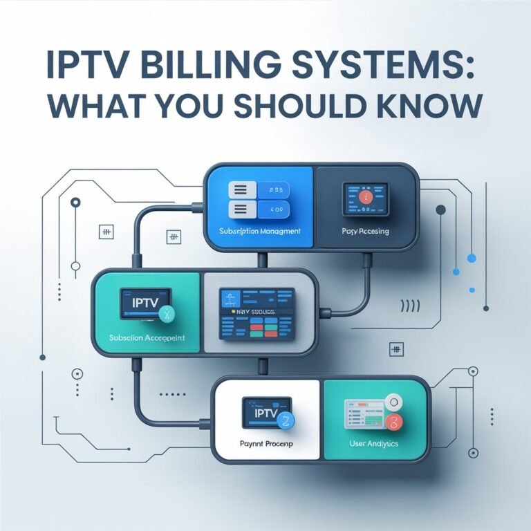IPTV Billing Systems: What You Should Know - Iptv Basics